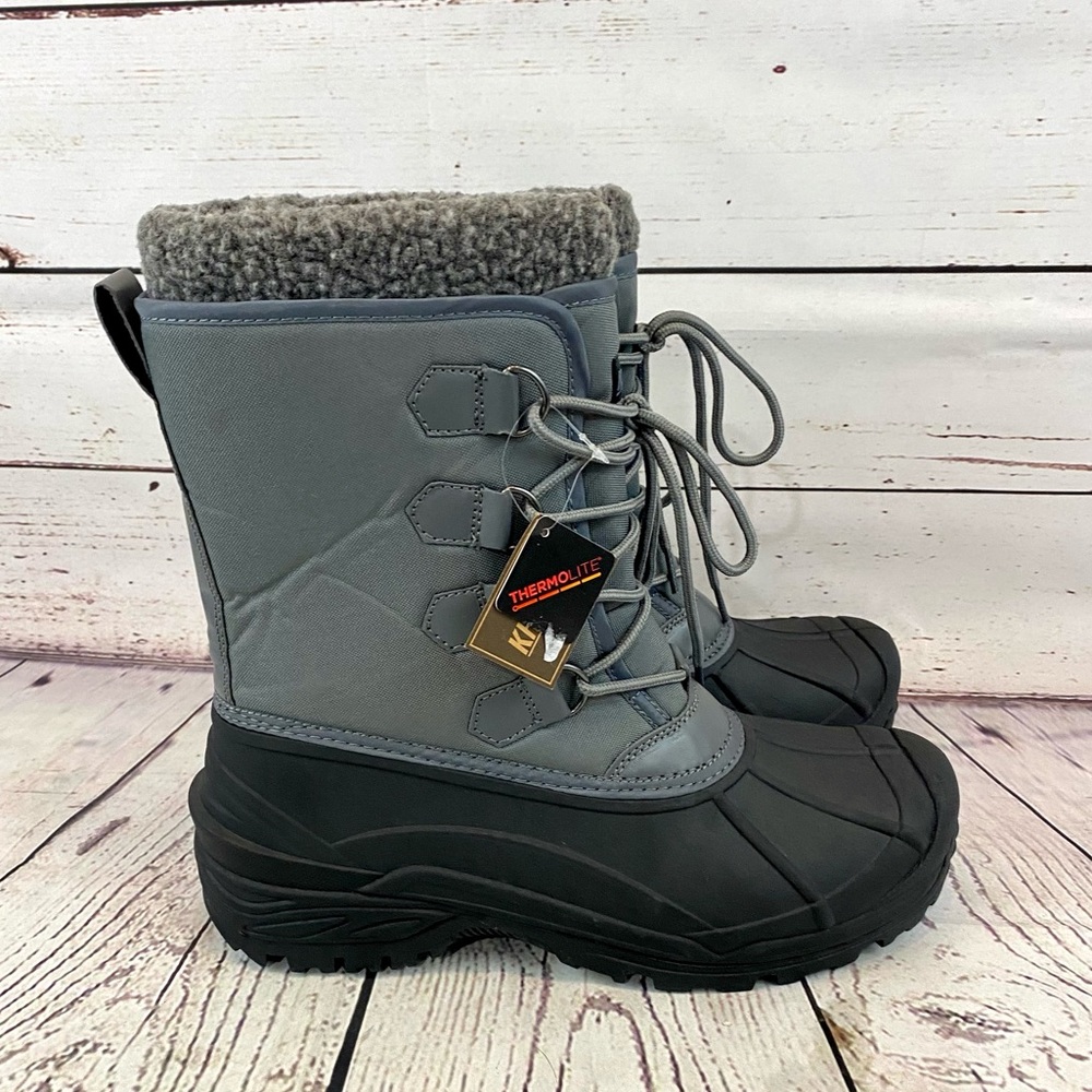Khombu Jerry Winter Boots Gray Men’s